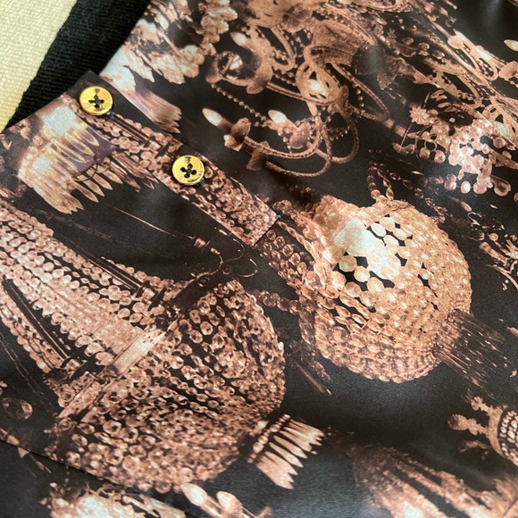 RARE NWOT Ted Baker Marui Chandelier Print Dress Size 0 - Picture 3 of 5